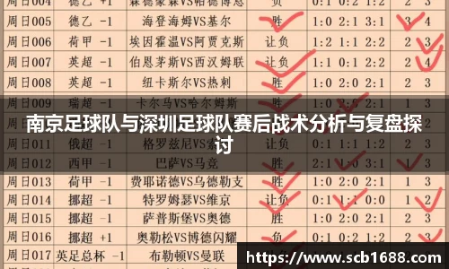 南京足球队与深圳足球队赛后战术分析与复盘探讨