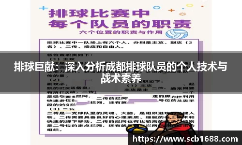 排球巨献：深入分析成都排球队员的个人技术与战术素养